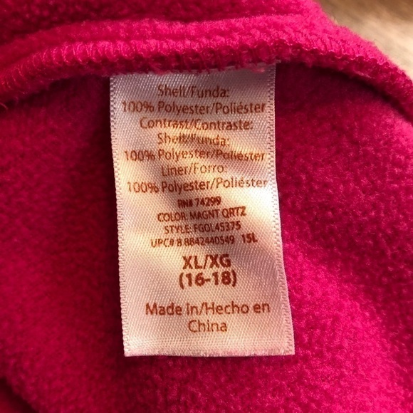 Faded Glory Pink Full Zip Sweater - Picture 6 of 7